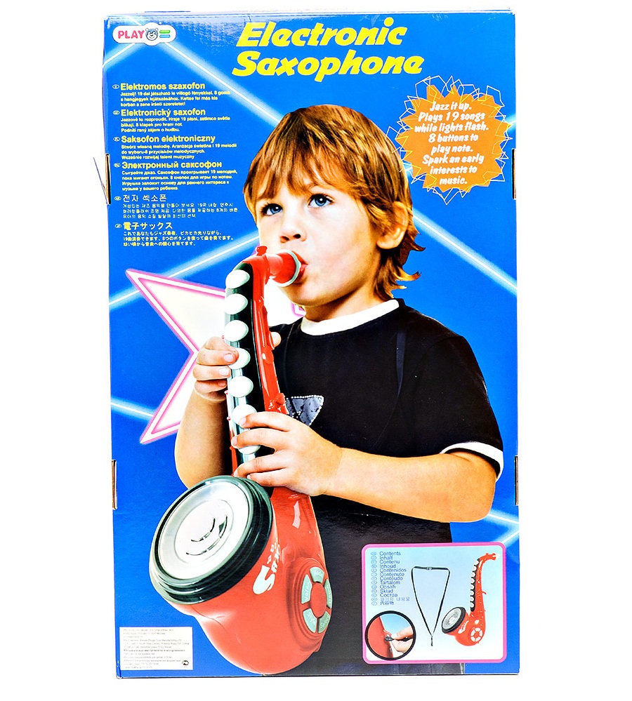 Детский электронный саксофон  